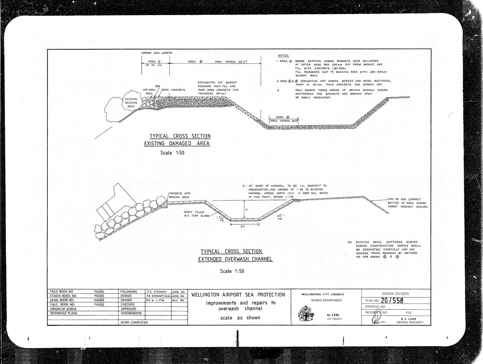 Wellington Airport, Sea Protection, Improvements and Repairs to Overwash Channel
