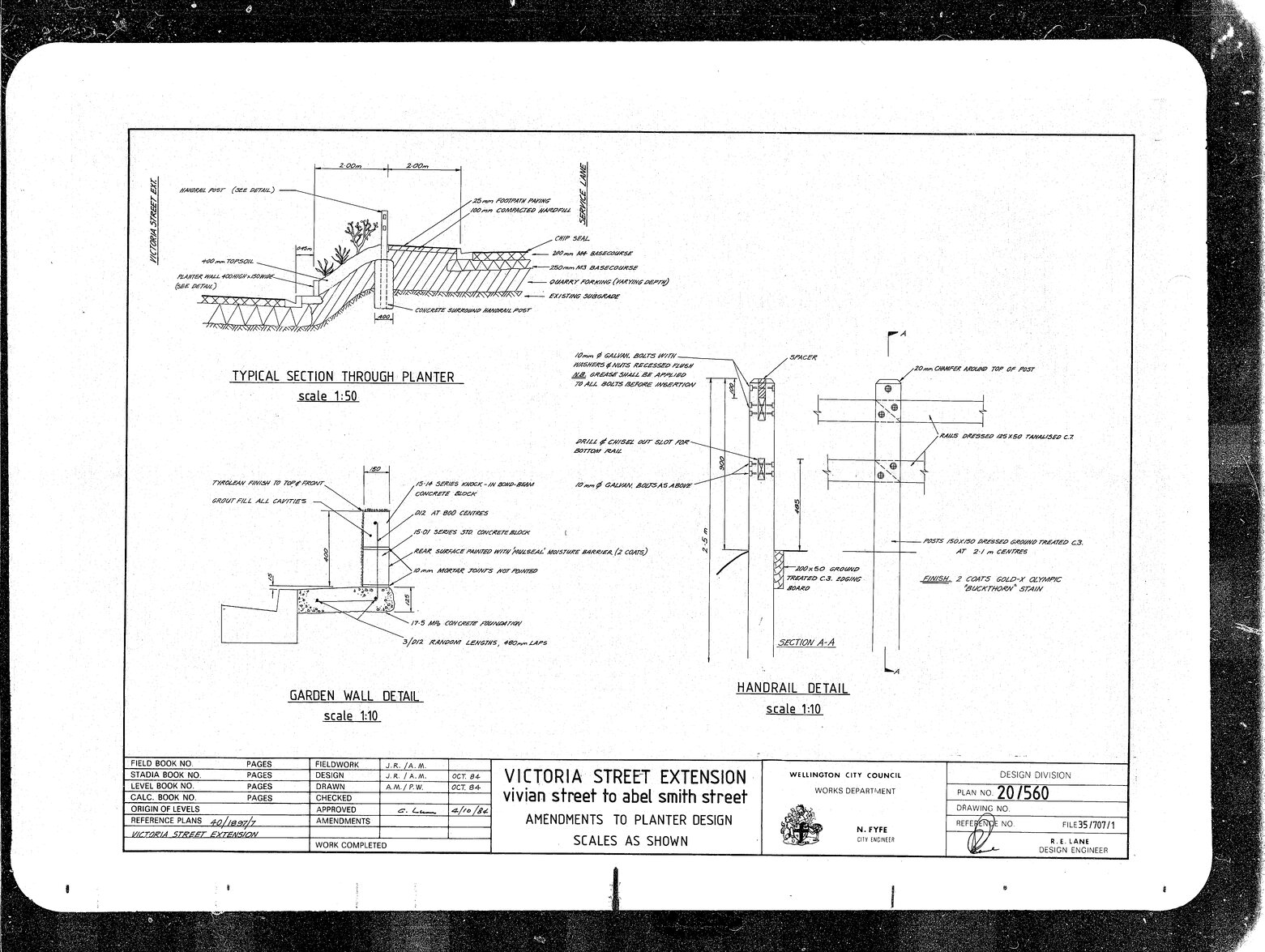 Victoria Street Extension, Vivian Street to Abel Smith Street, Amendments to Planter Design
