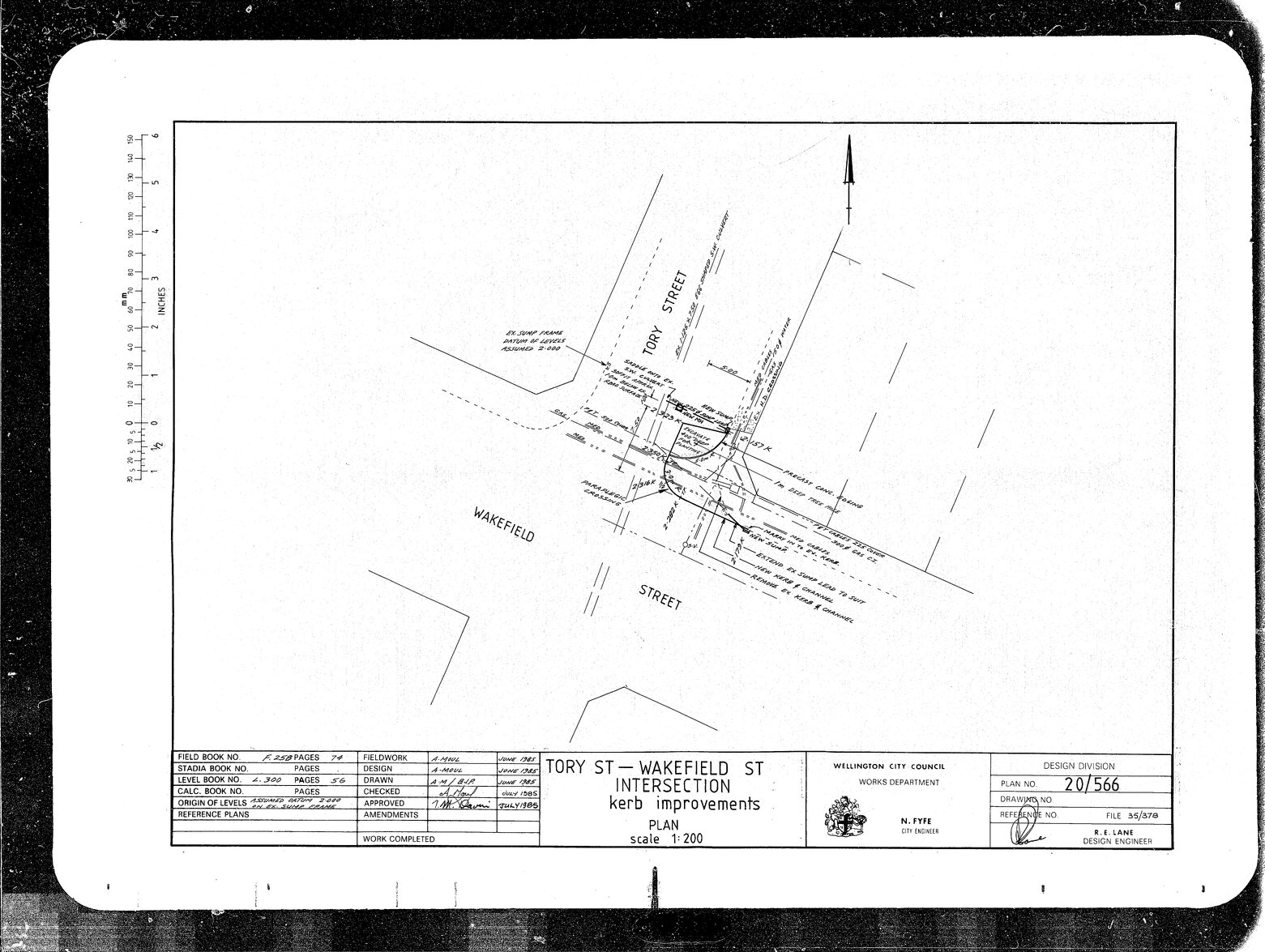 Tory Street, Wakefield Street Intersection, Kerb Improvements