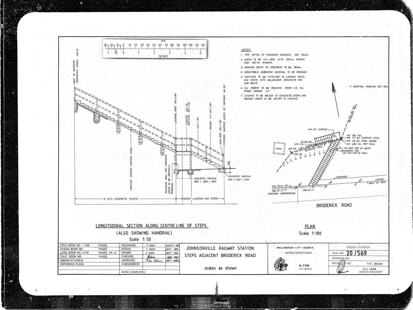 Johnsonville Railway Station, Steps Adjacent to Broderick Road