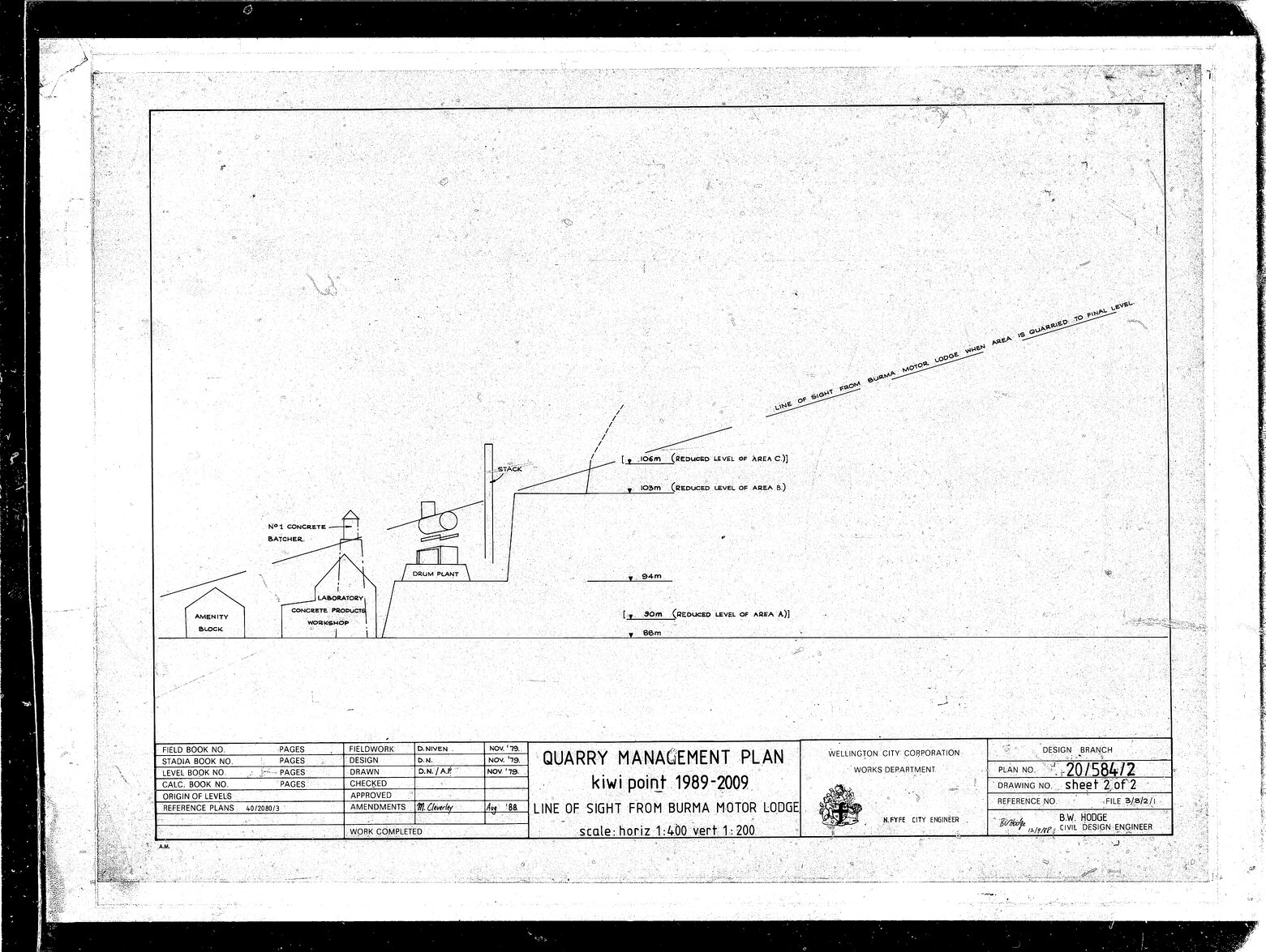 Quarry Management Plan, Kiwi Point 1989 to 2009