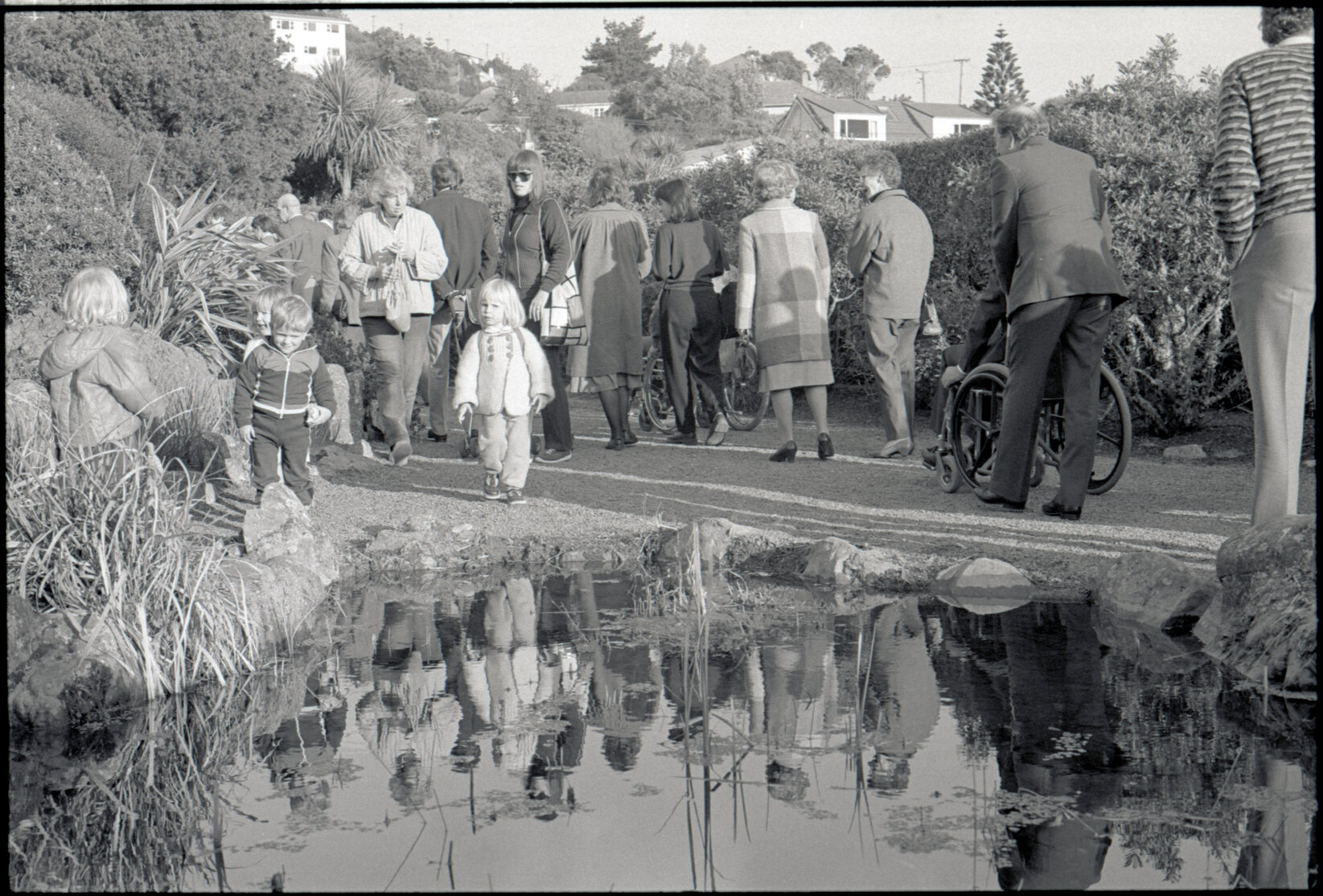 Group of people gathered, Otari