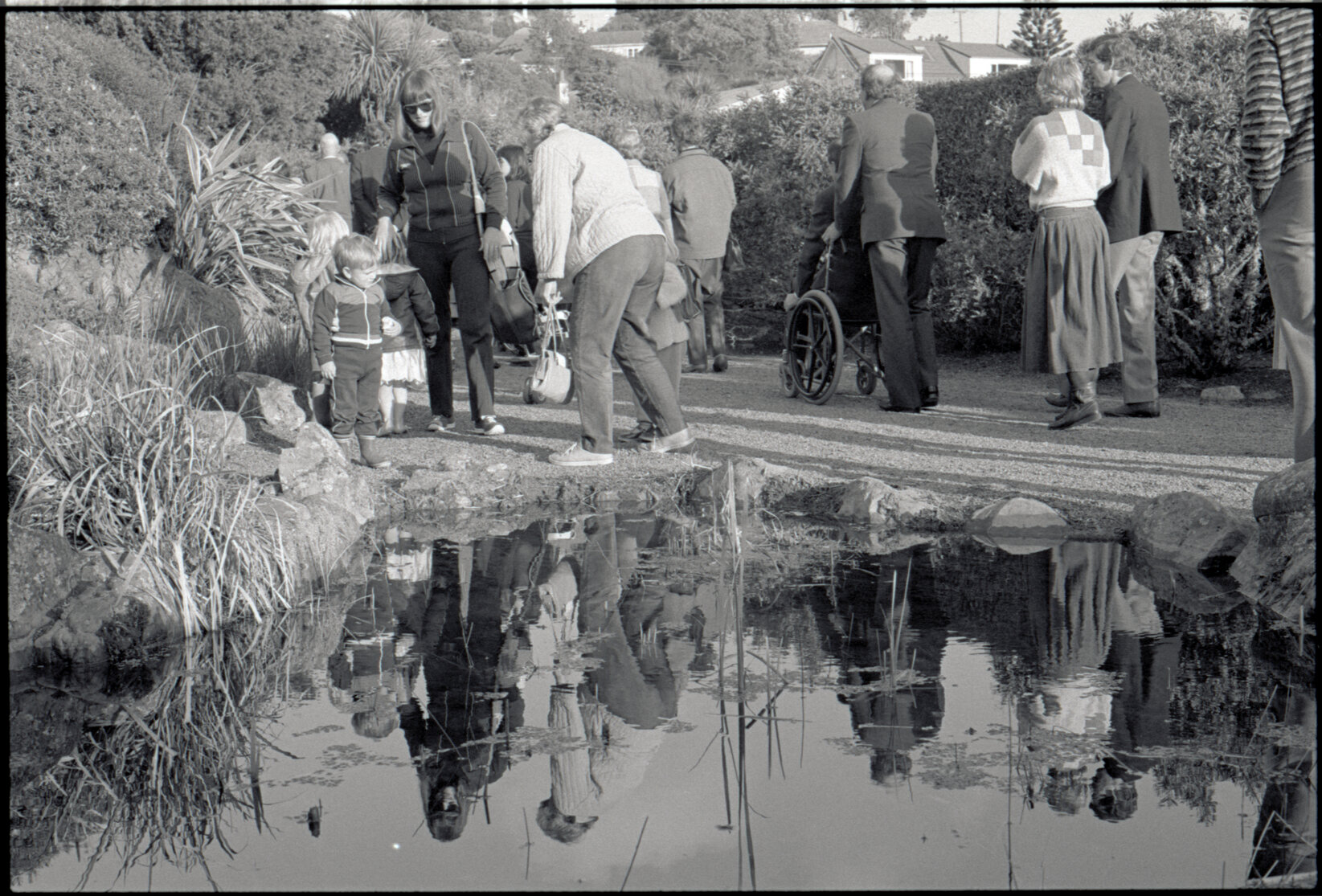 Group of people gathered, Otari