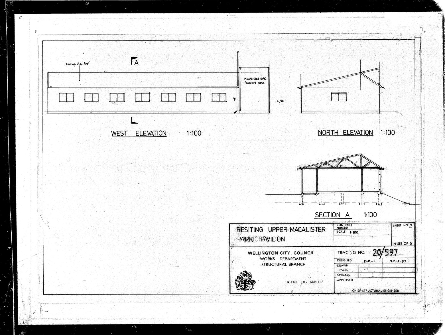 Resiting Upper Macalister Park Pavilion