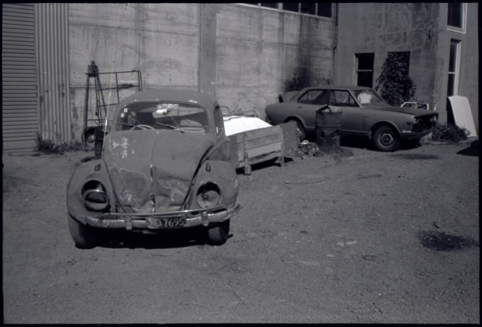 Derelict vehicles and parked cars