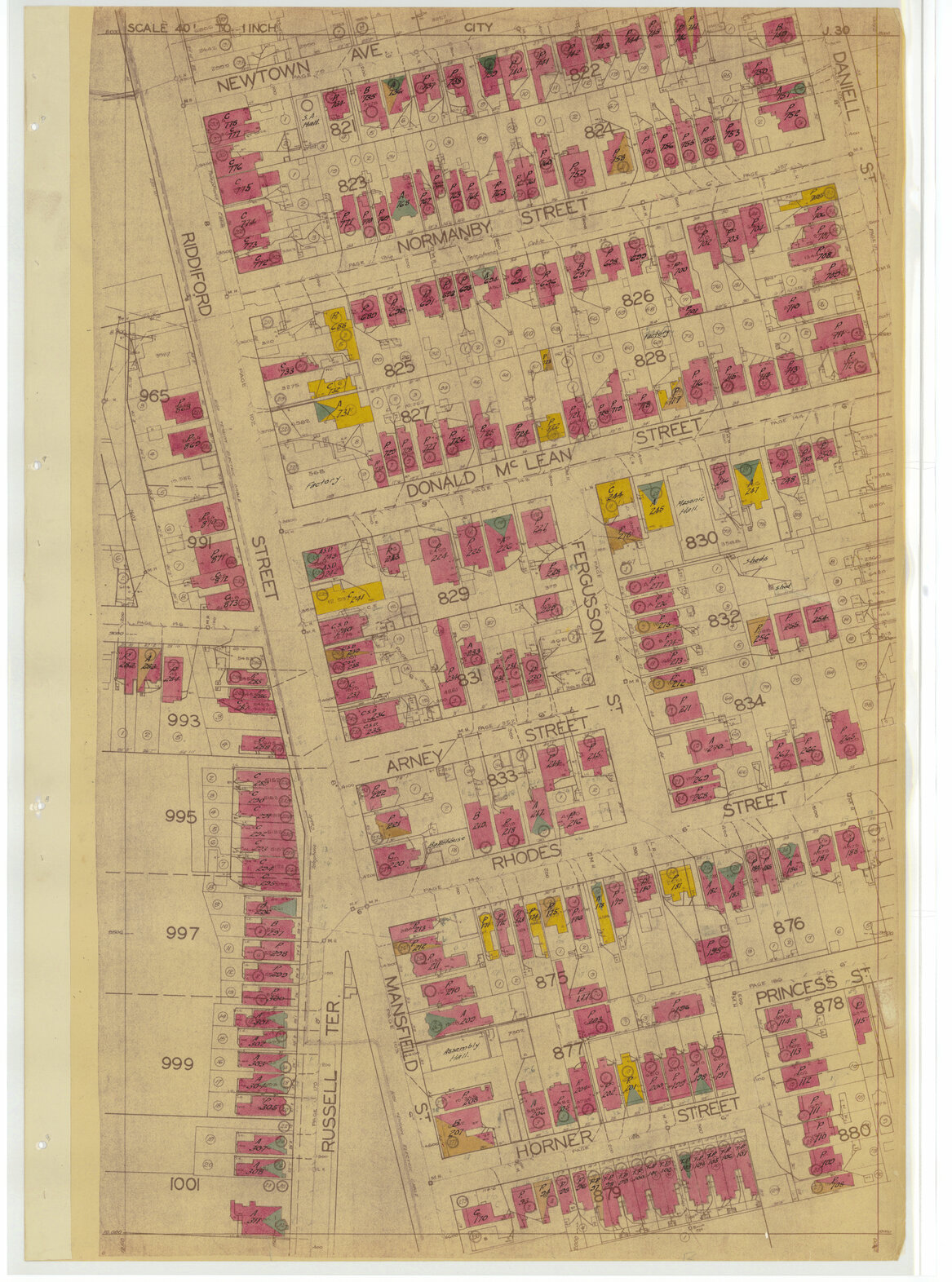 1937 Housing Survey, sheet J30