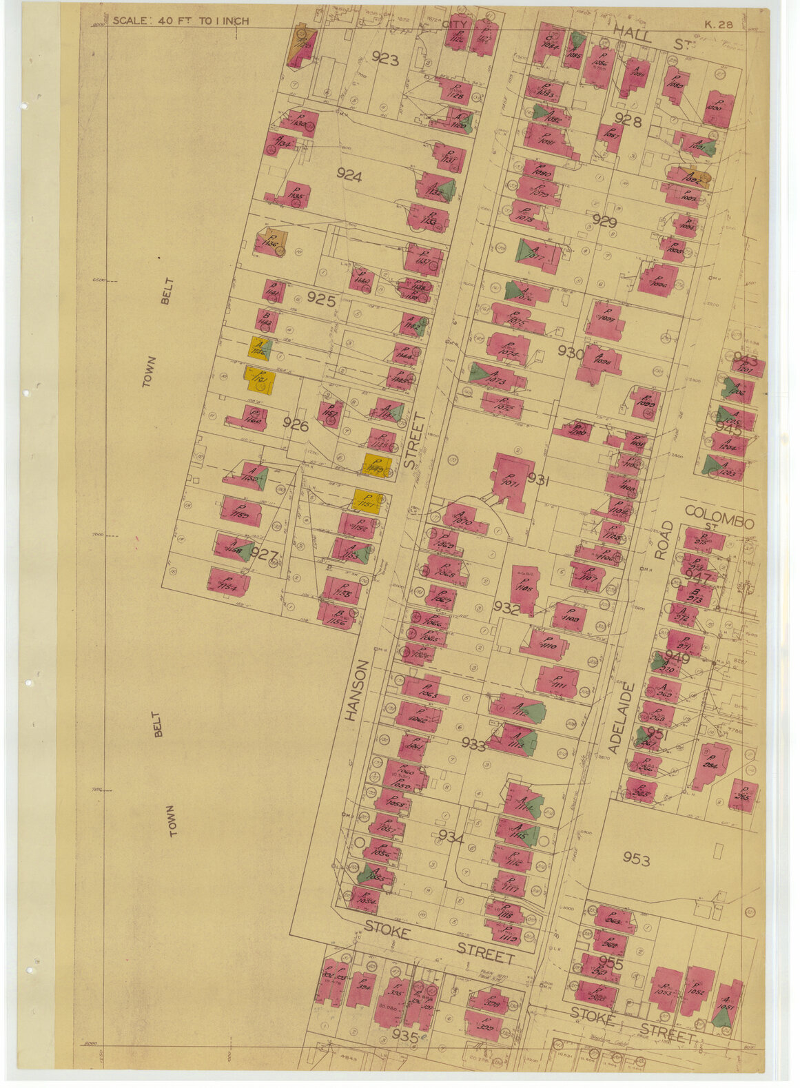1937 Housing Survey, sheet K28