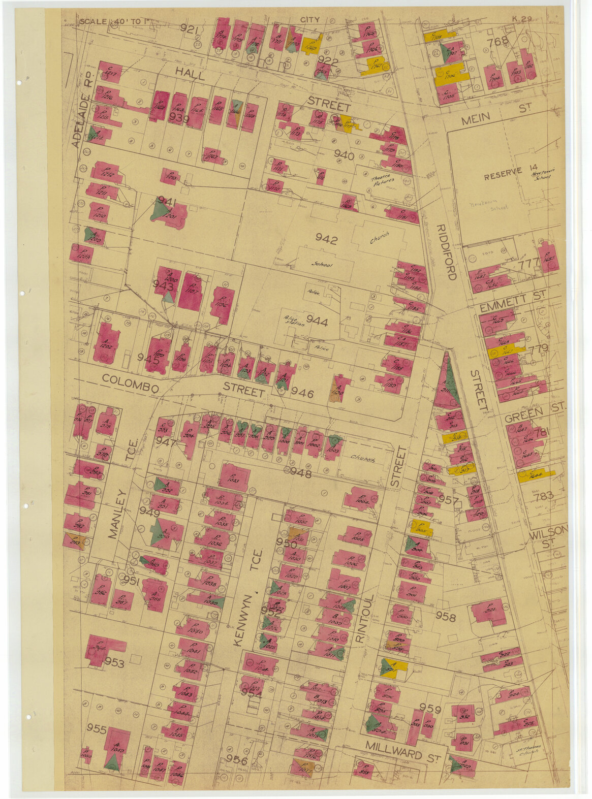 1937 Housing Survey, sheet K29