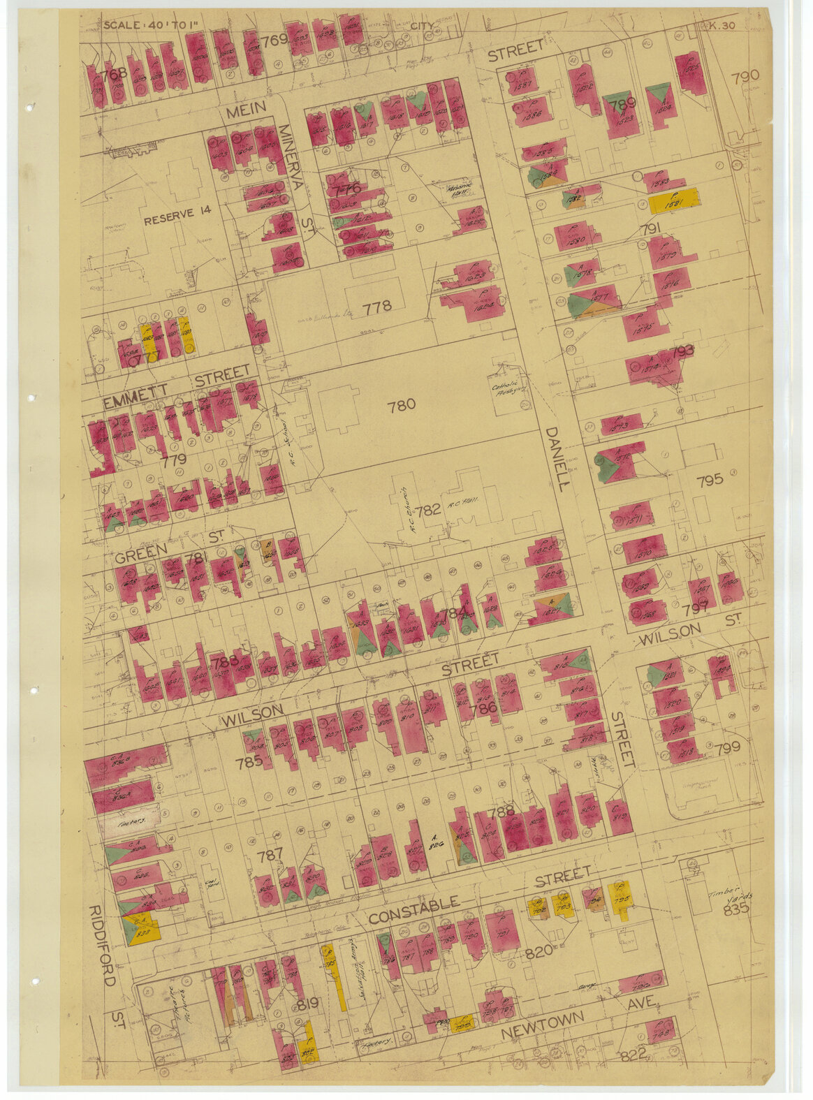 1937 Housing Survey, sheet K30