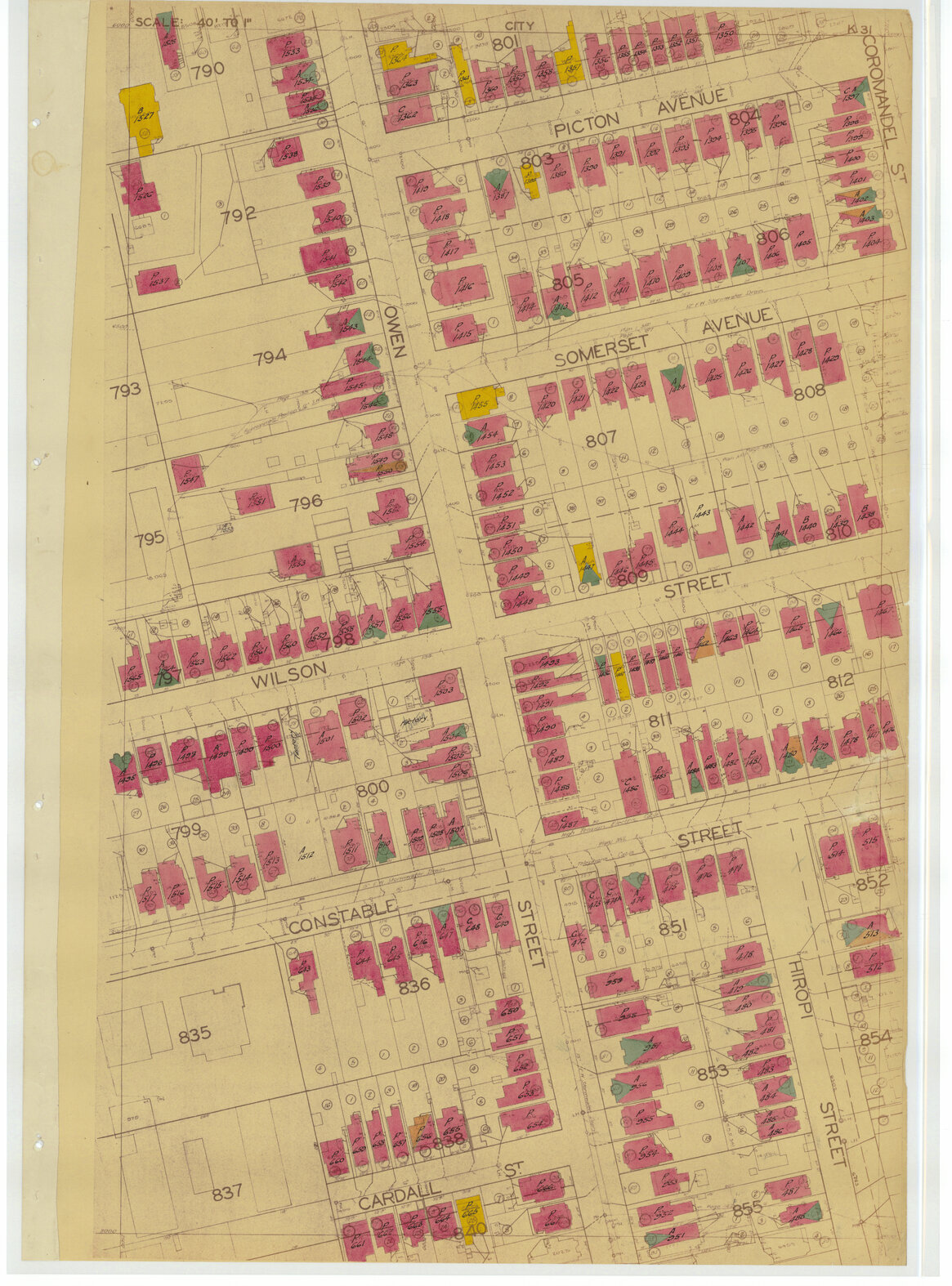 1937 Housing Survey, sheet K31