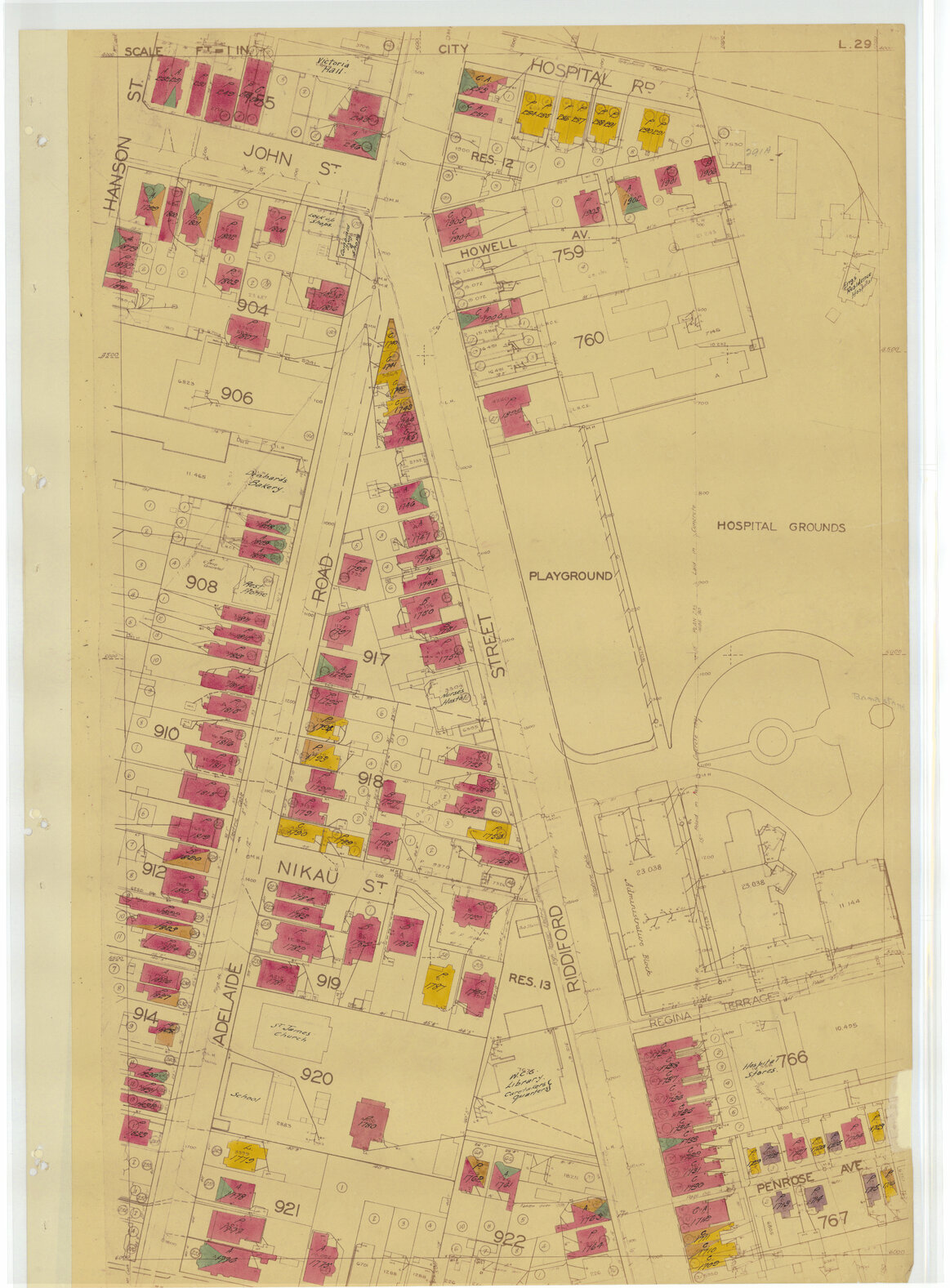 1937 Housing Survey, sheet L29