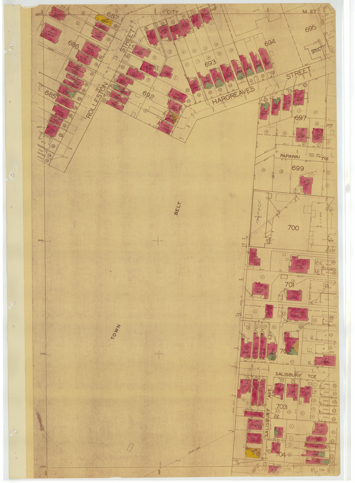 1937 Housing Survey, sheet M27