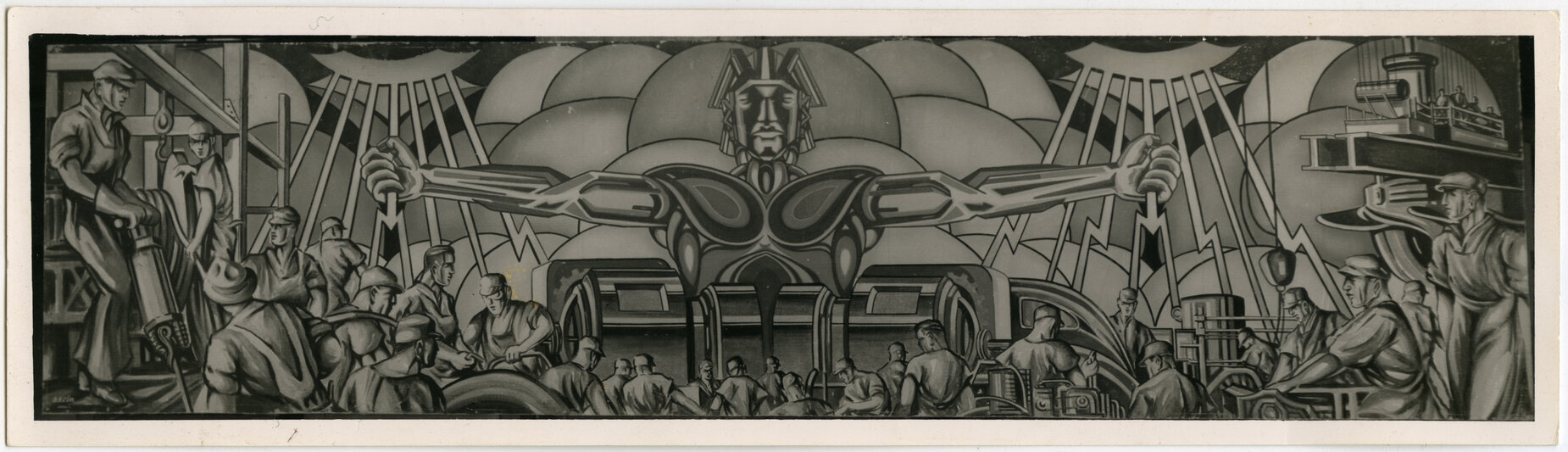 Panel used at Centennial Exhibition by Electric Power Board and Supply Authority