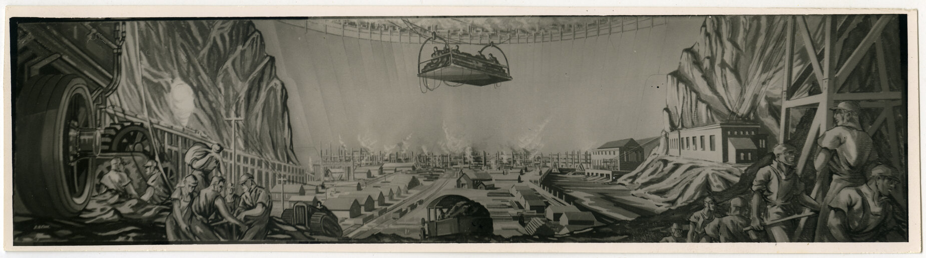 Panel used at Centennial Exhibition by Electric Power Board and Supply Authority