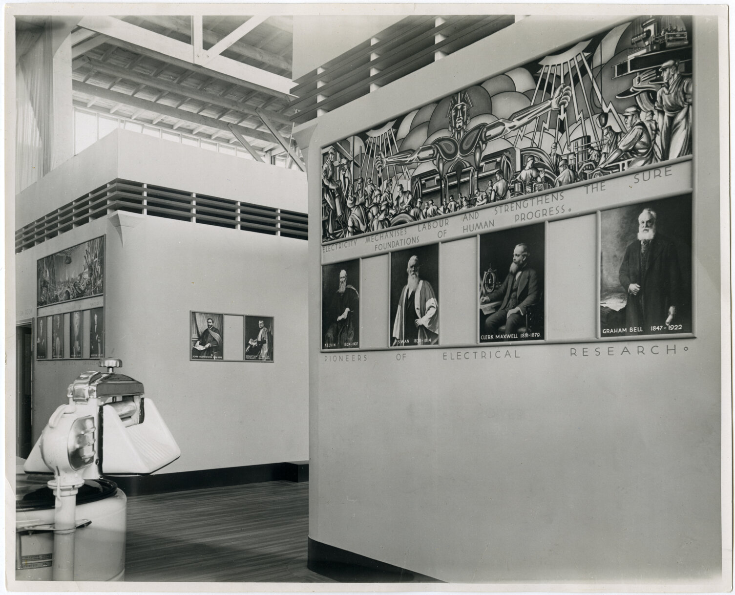 Display at Centennial Exhibition by Electric Power Board and Supply Authority