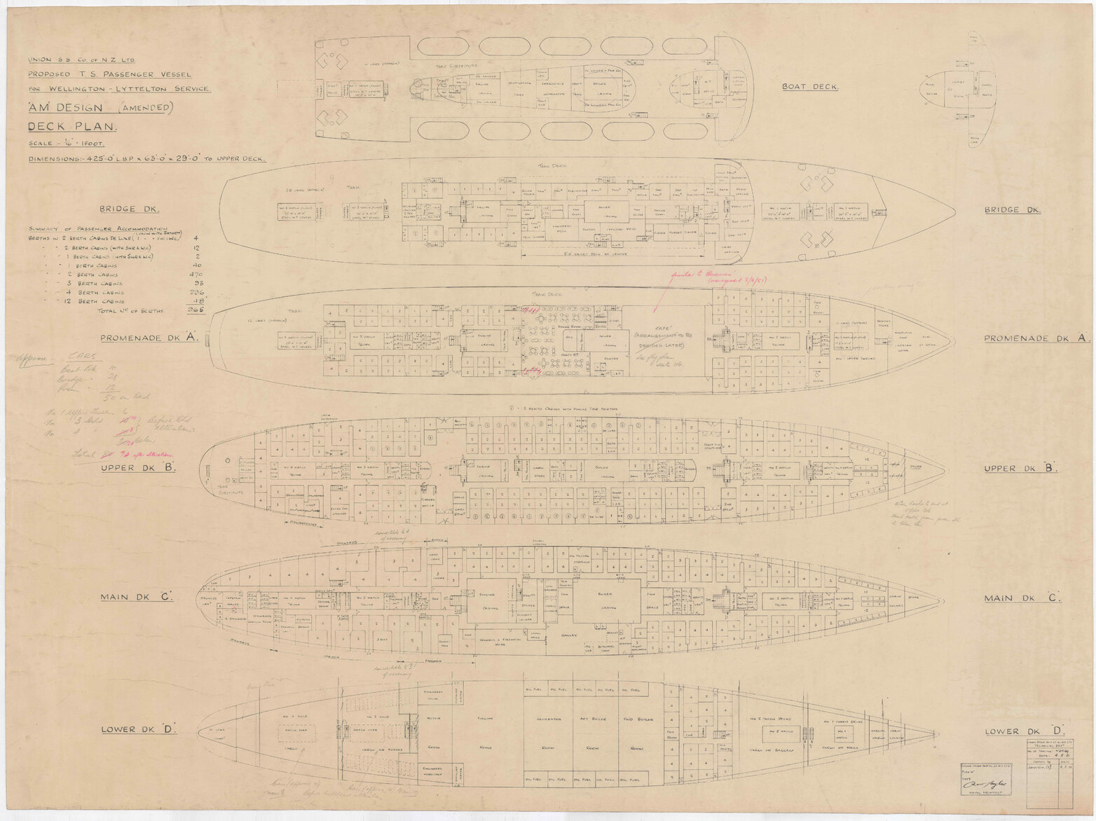 [TEV Maori] 'AM' design (amended), deck plan