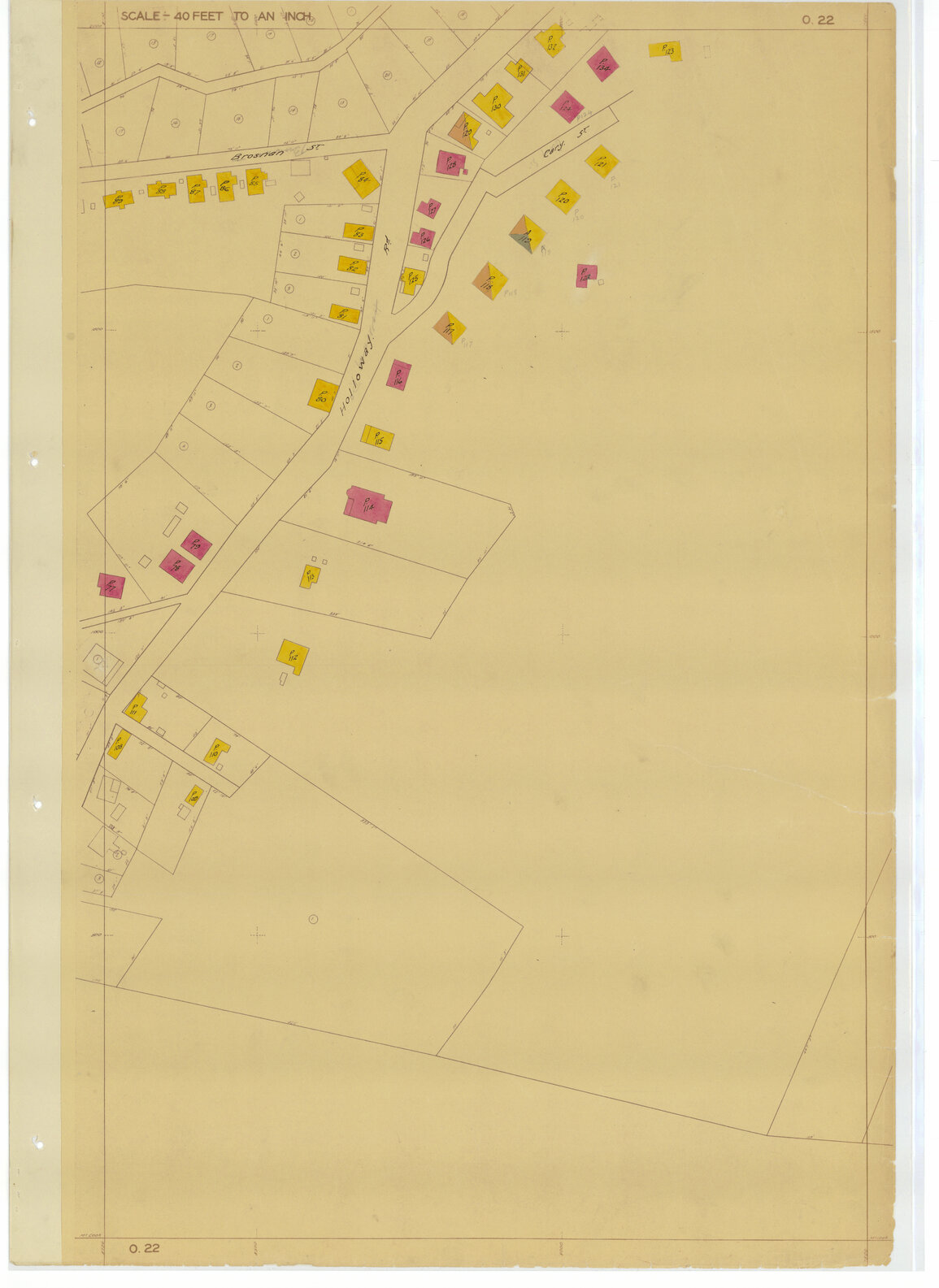 1937 Housing Survey, sheet O22