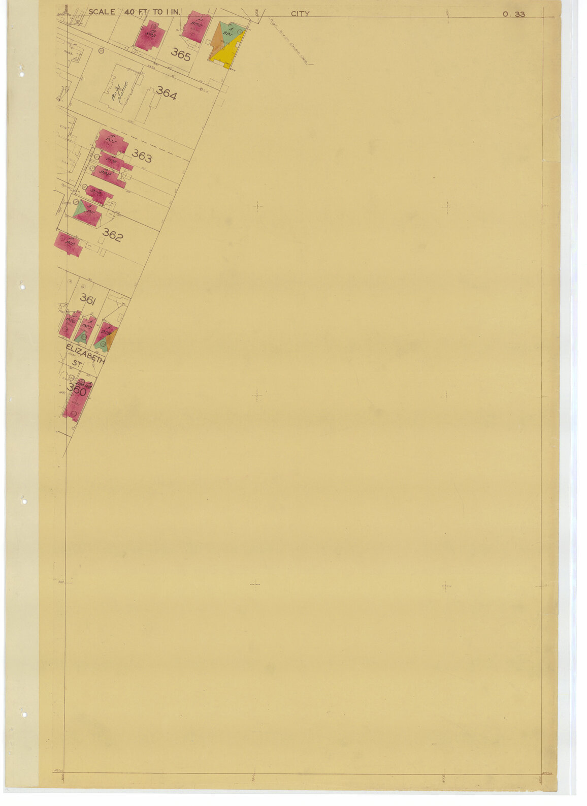 1937 Housing Survey, sheet O33