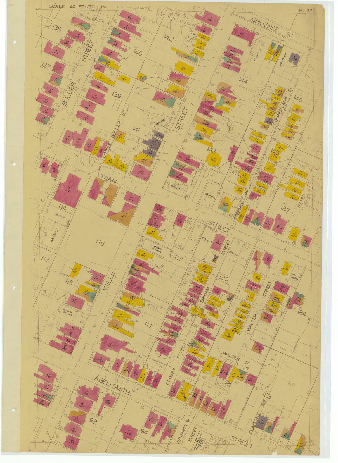 1937 Housing Survey, sheet P27
