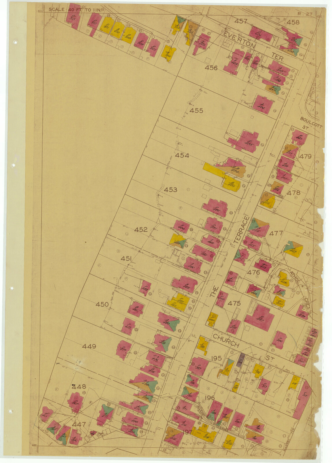 1937 Housing Survey, sheet R27
