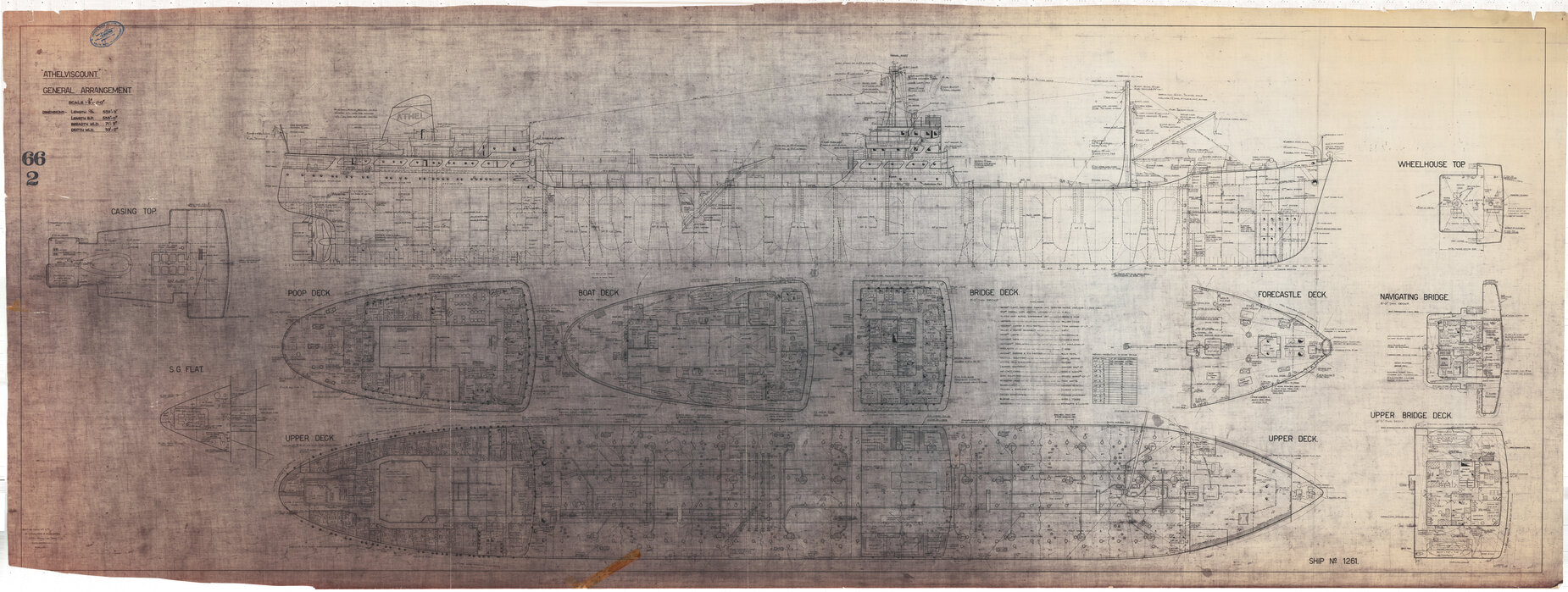 Athelviscount, general arrangement