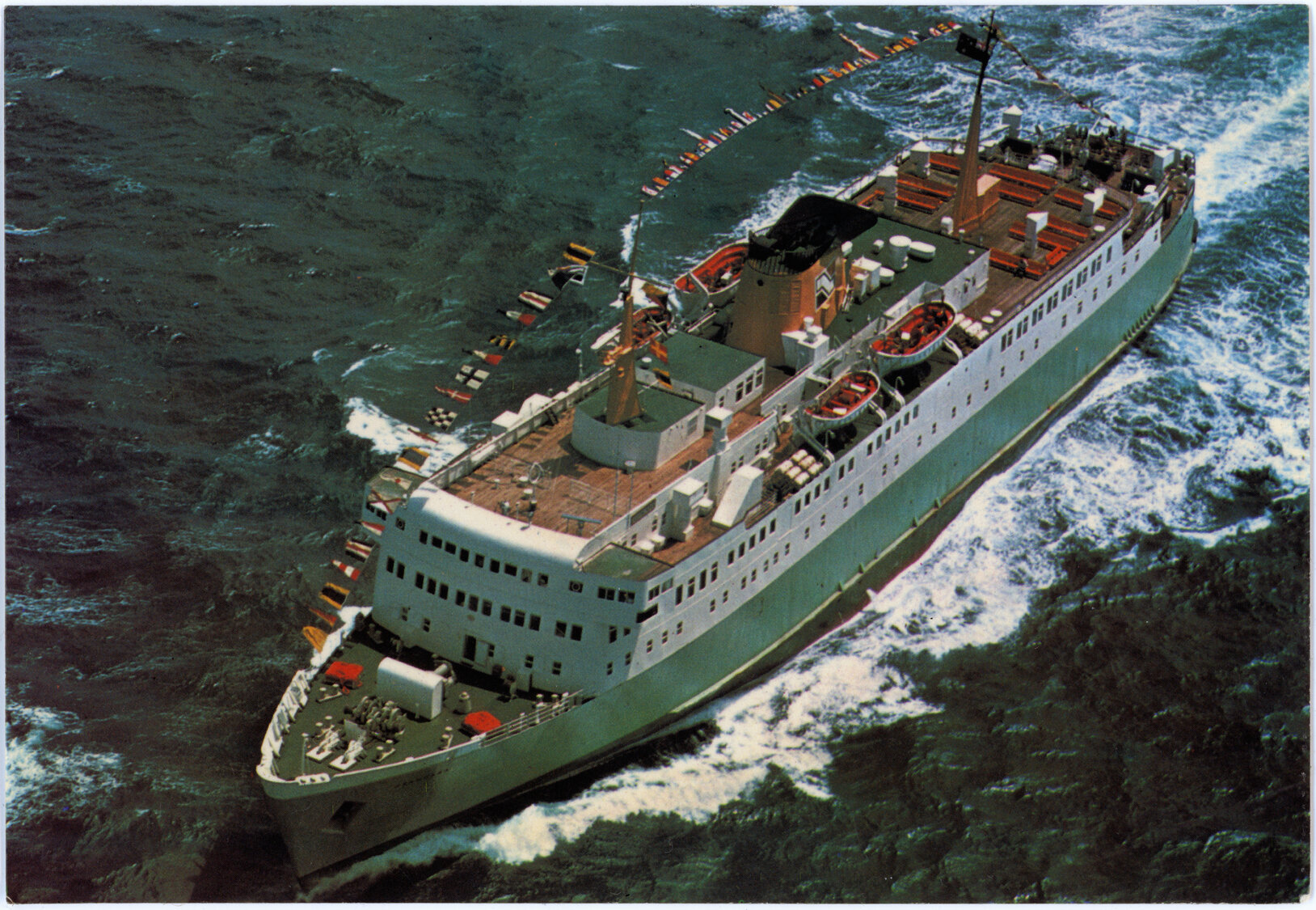 GMV Aramoana in Cook Straight, New Zealand