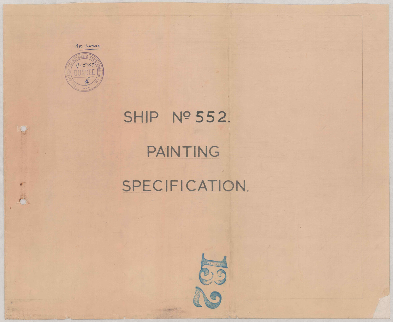 Painting specification booklet