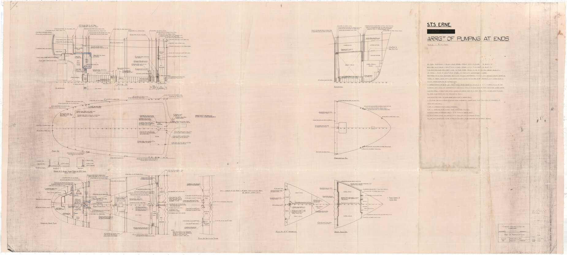Erne STS, arrangement of pumping at ends