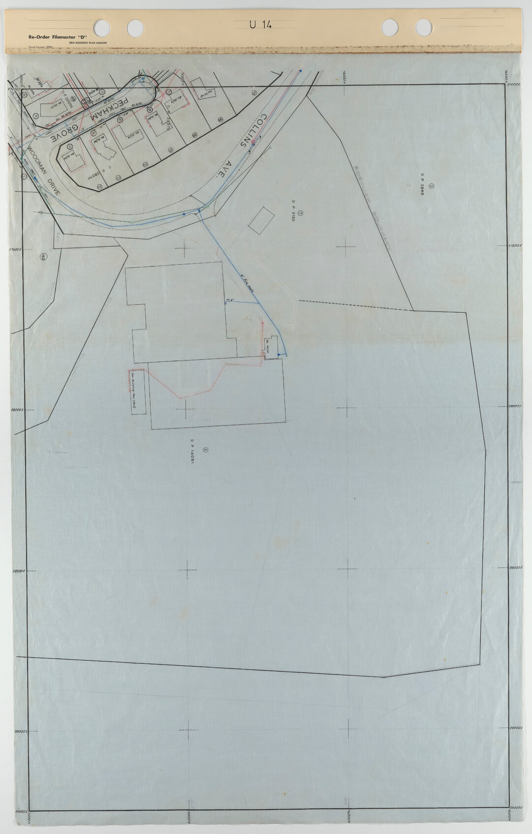 Tawa 40 Foot to an Inch Record Sheet, sheet U14