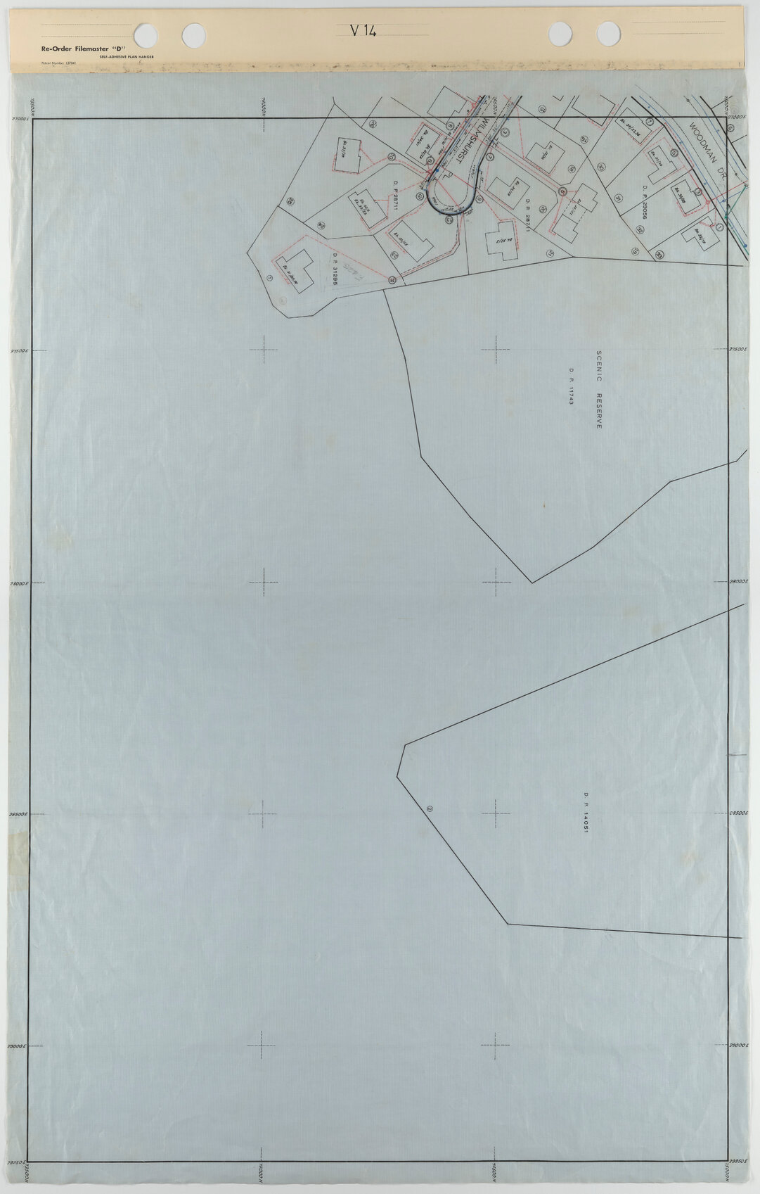 Tawa 40 Foot to an Inch Record Sheet, sheet V14