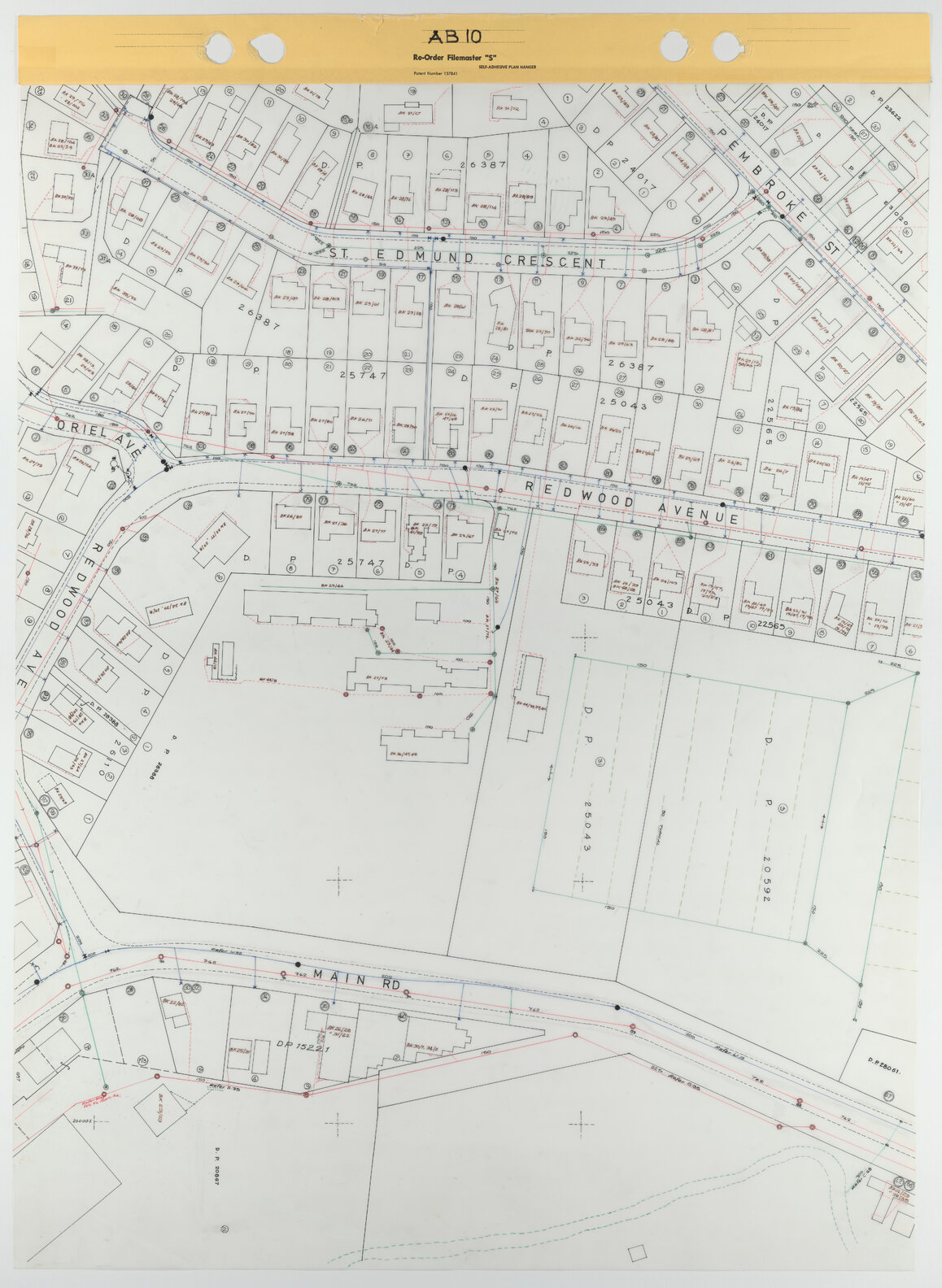 Tawa 1 to 500 Footprint map, Sheet AB10 