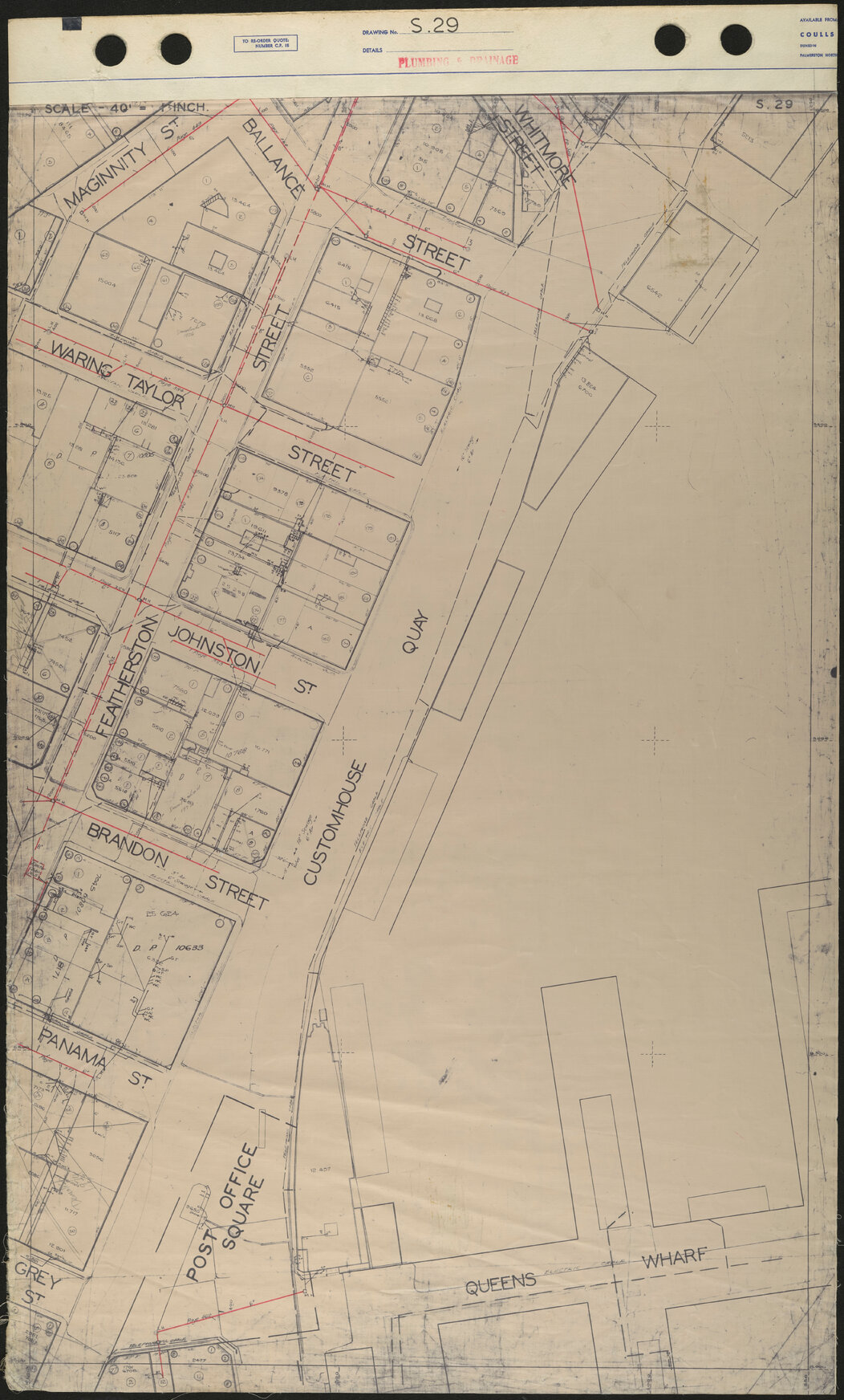 40 Foot to an Inch Record Sheet, sheet S29