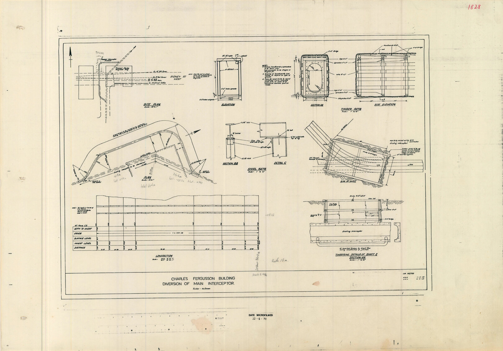 Charles Fergusson building - Diversion of main interceptor