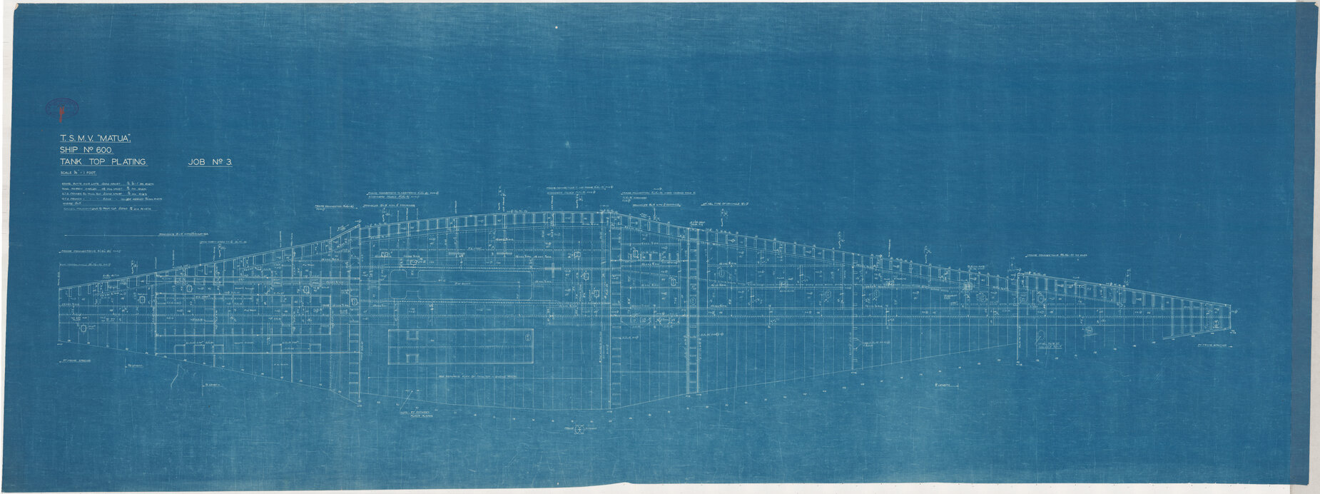 TSMV Matua, tank top plating