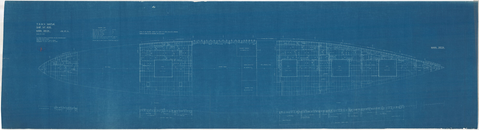 TSMV Matua, main deck