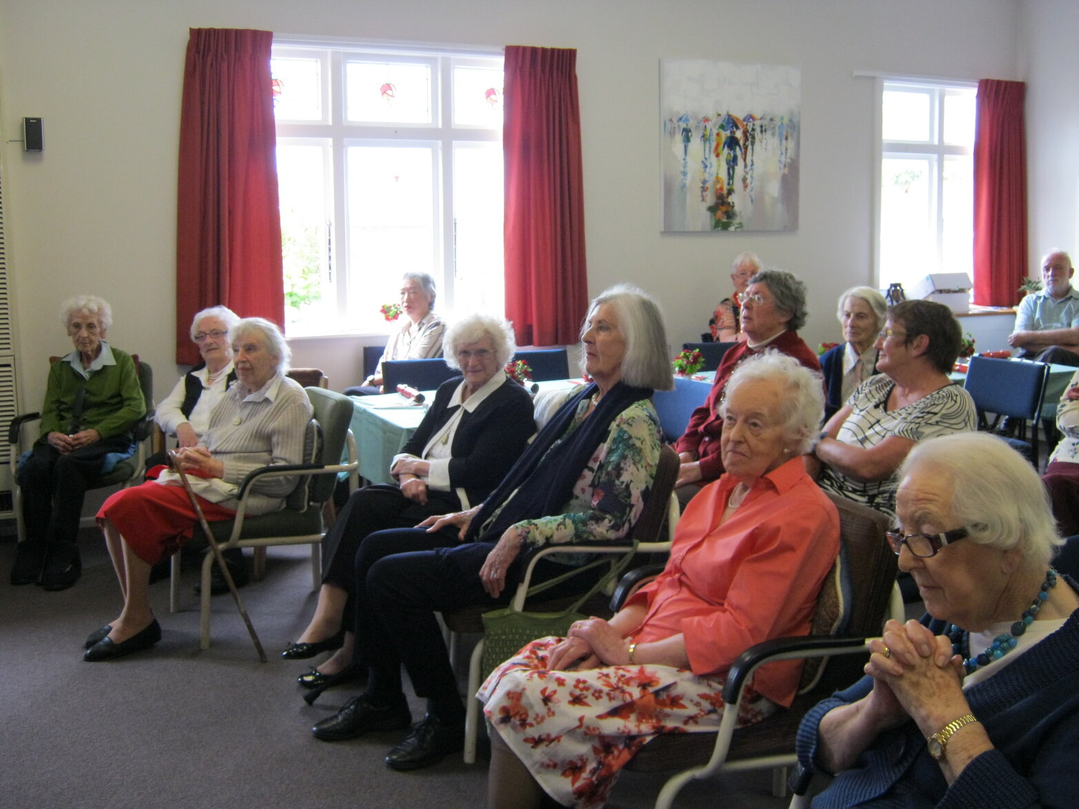 Carol singing 2011 Christmas party