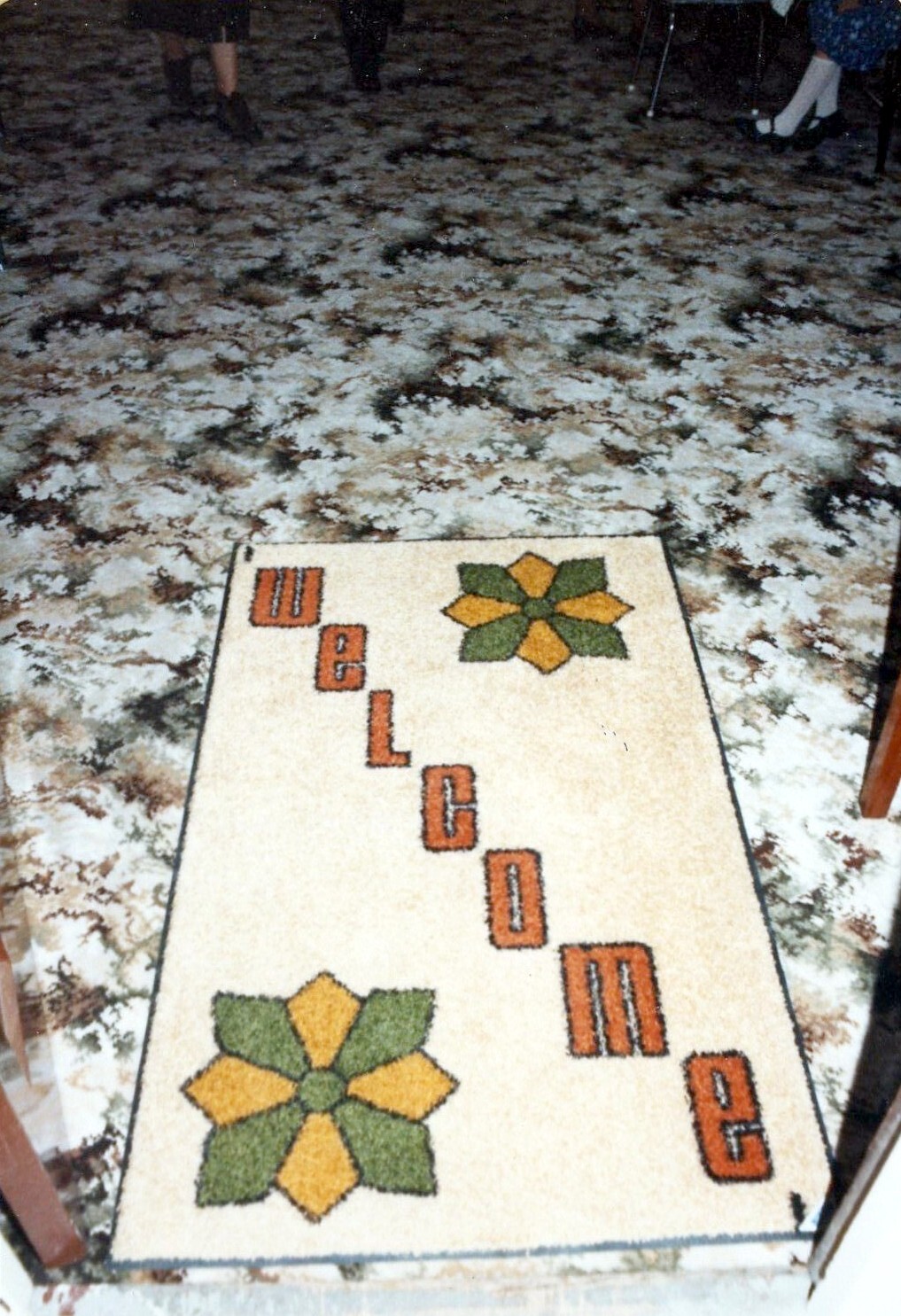 Welcome mat shown on opening day of Brooklyn Resource Centre