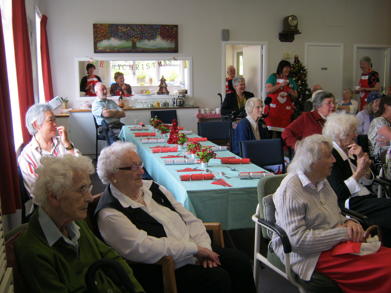 Carol singing 2011 Christmas party