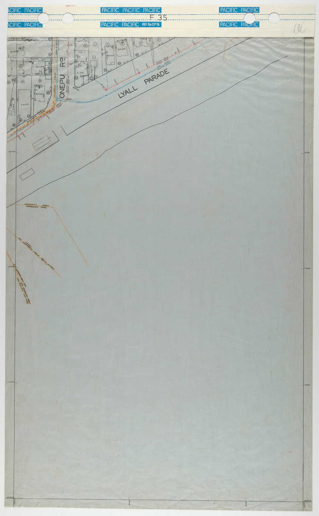 40 Foot to an Inch Record Sheet, sheet F35