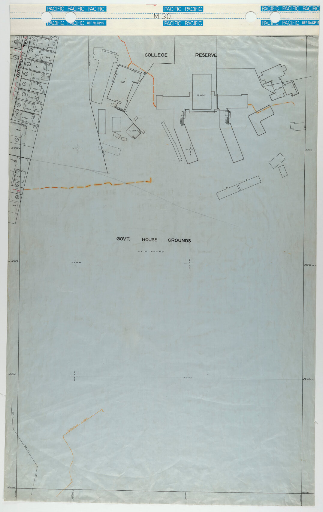 40 Foot to an Inch Record Sheet, sheet M30
