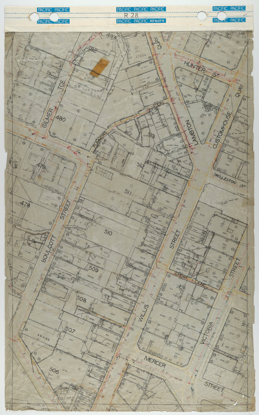 40 Foot to an Inch Record Sheet, sheet R28