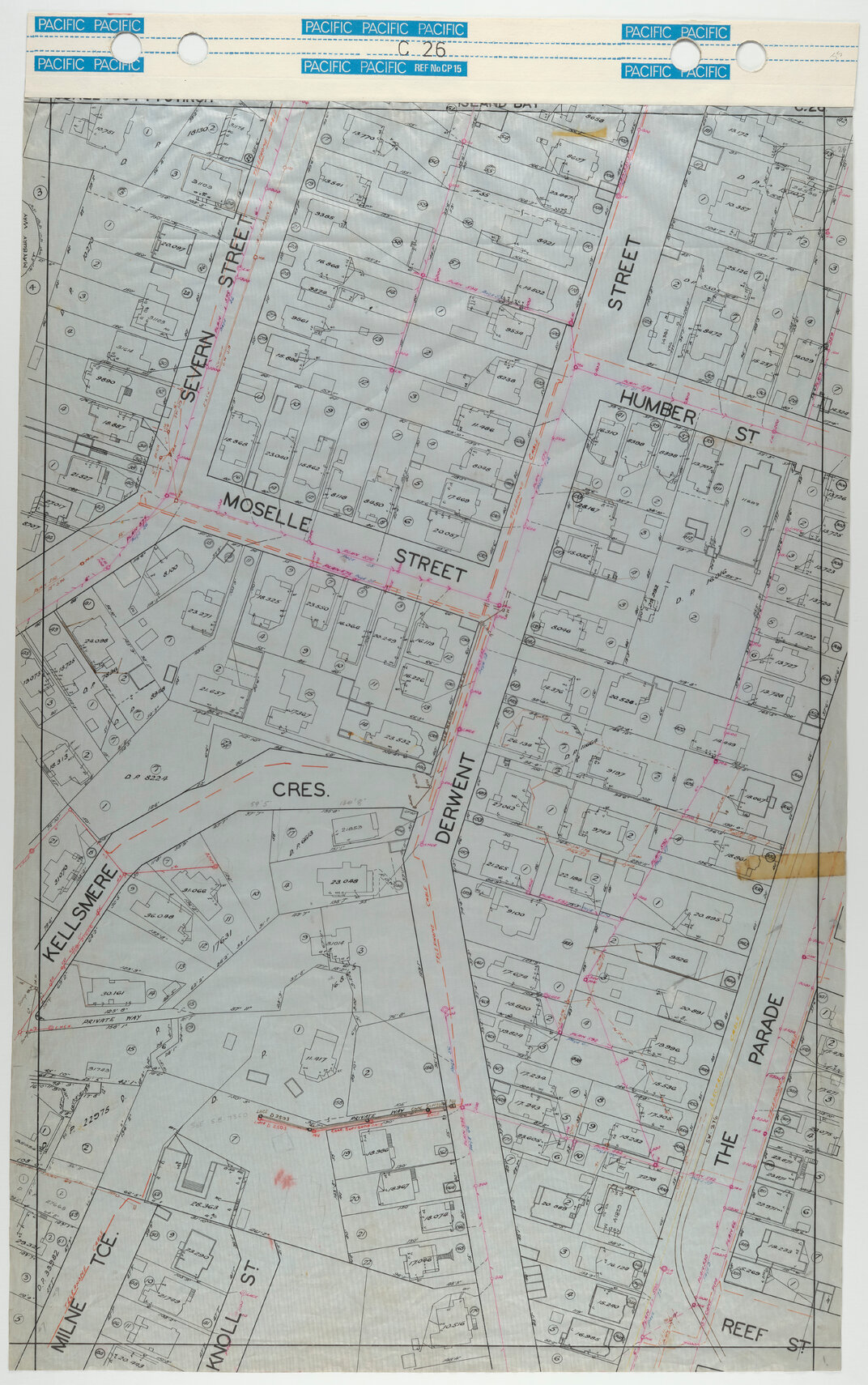 40 Foot to an Inch Record Sheet, sheet C26