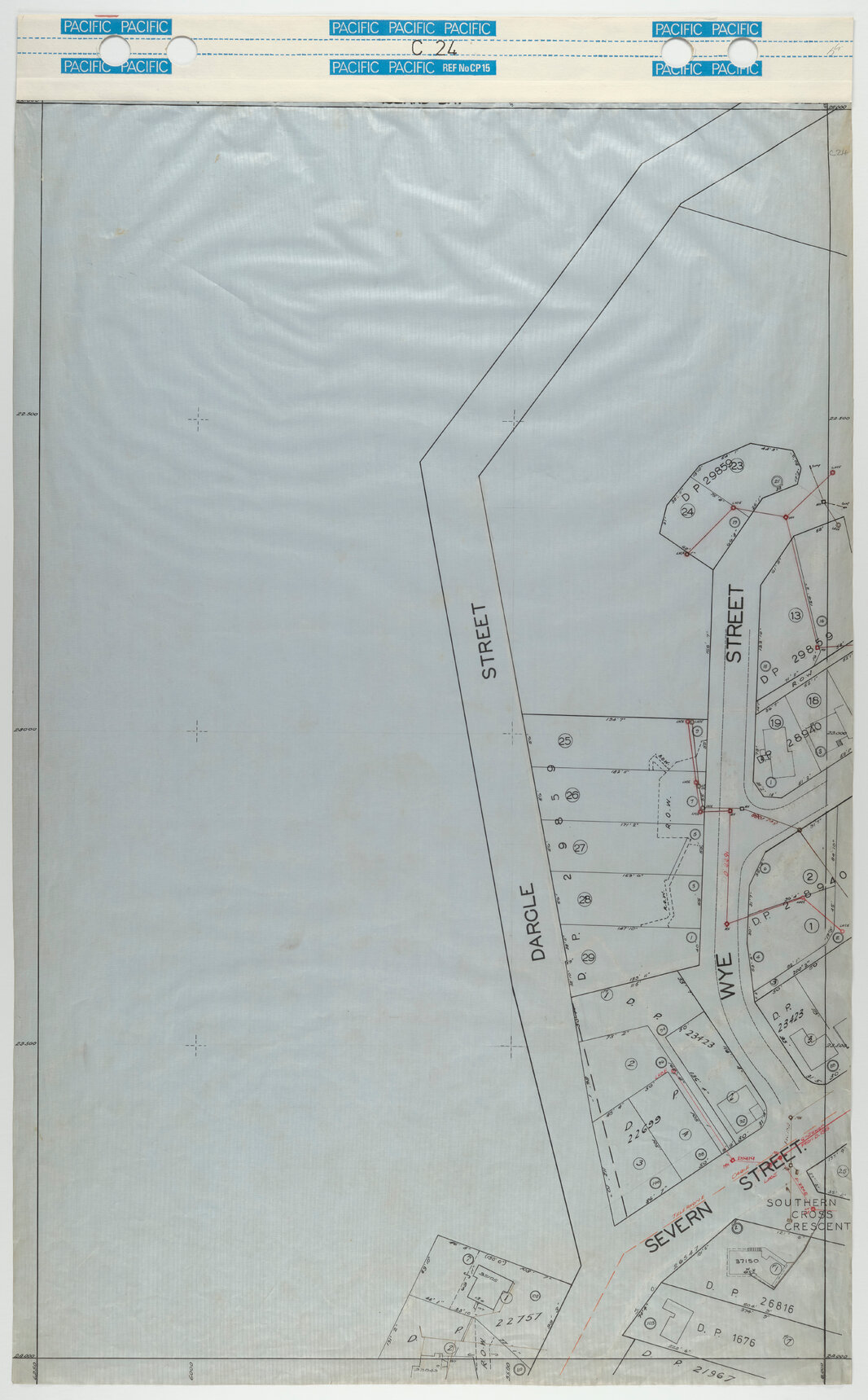 40 Foot to an Inch Record Sheet, sheet C24