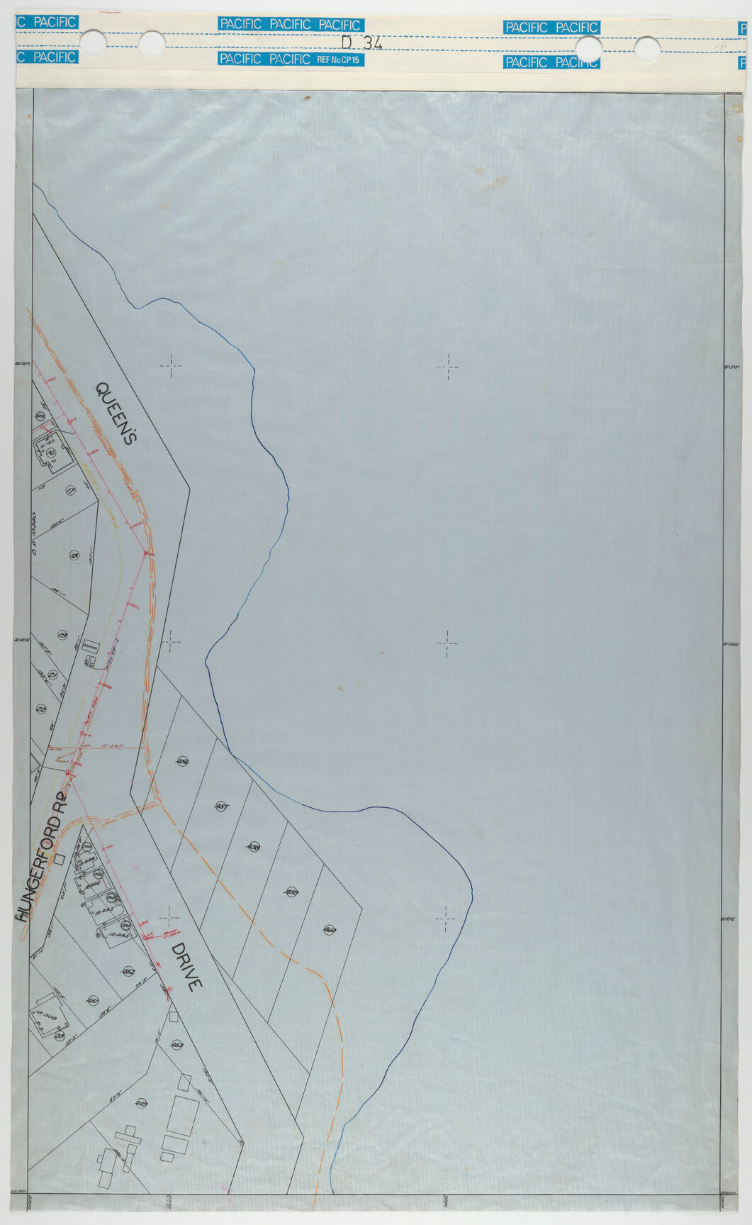 40 Foot to an Inch Record Sheet, sheet D34
