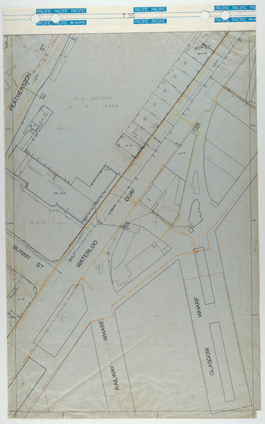 40 Foot to an Inch Record Sheet, sheet T30