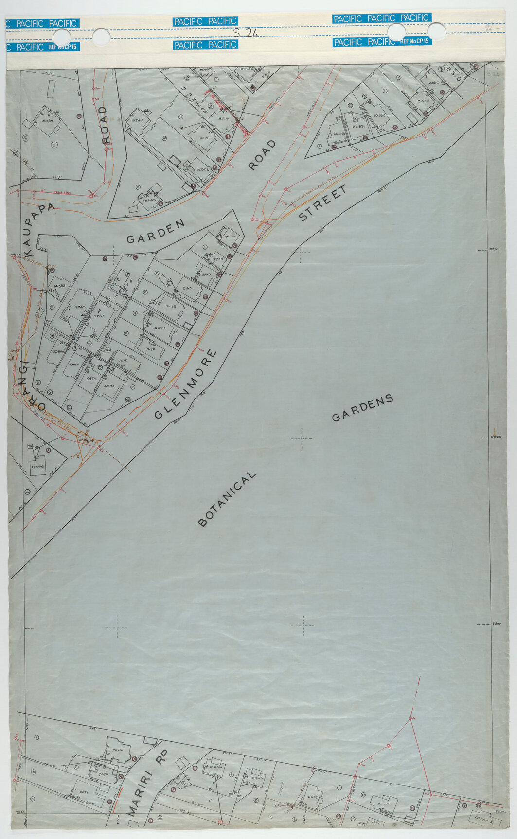 40 Foot to an Inch Record Sheet, sheet S24