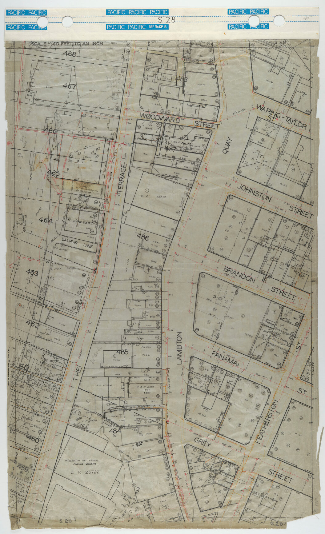 40 Foot to an Inch Record Sheet, sheet S28