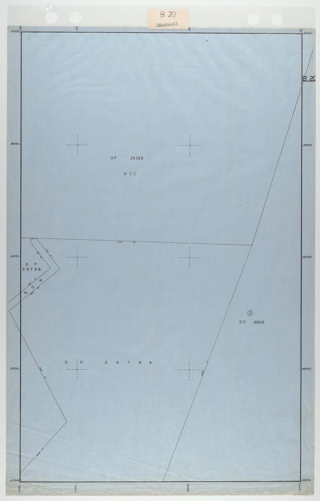 40 Foot to an Inch Record Sheet, sheet B20