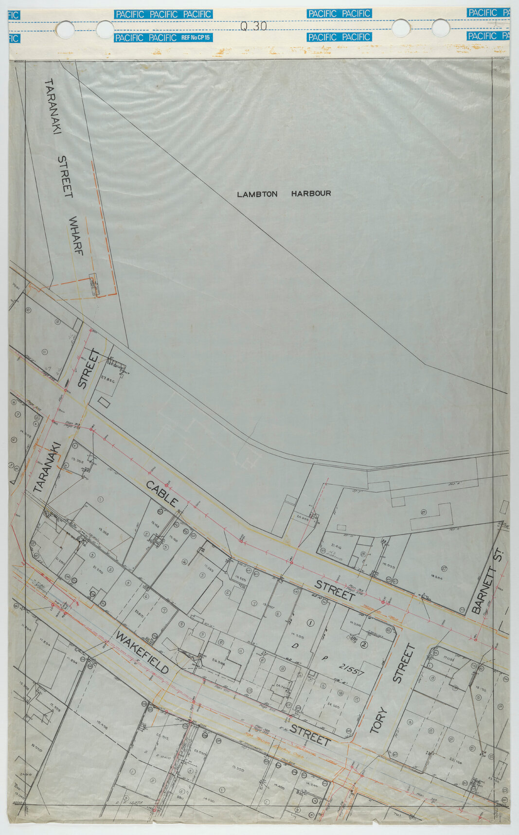 40 Foot to an Inch Record Sheet, sheet Q30