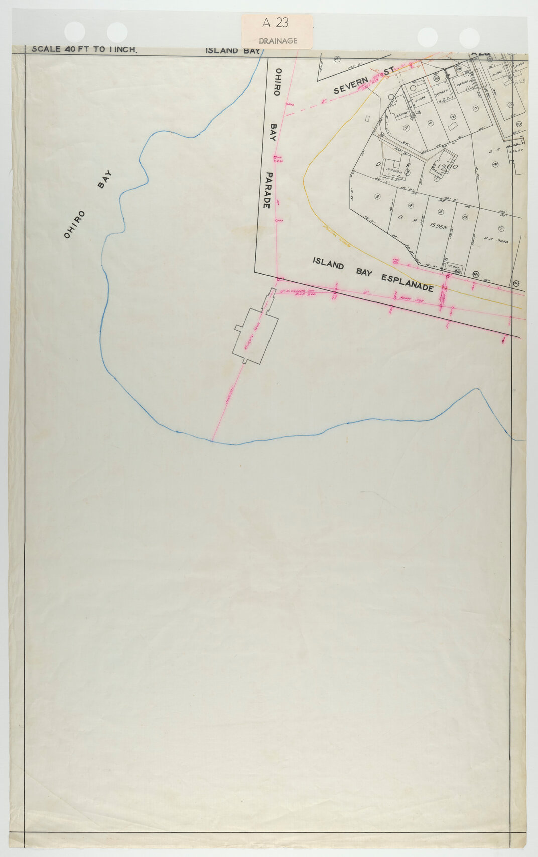 40 Foot to an Inch Record Sheet, sheet A23